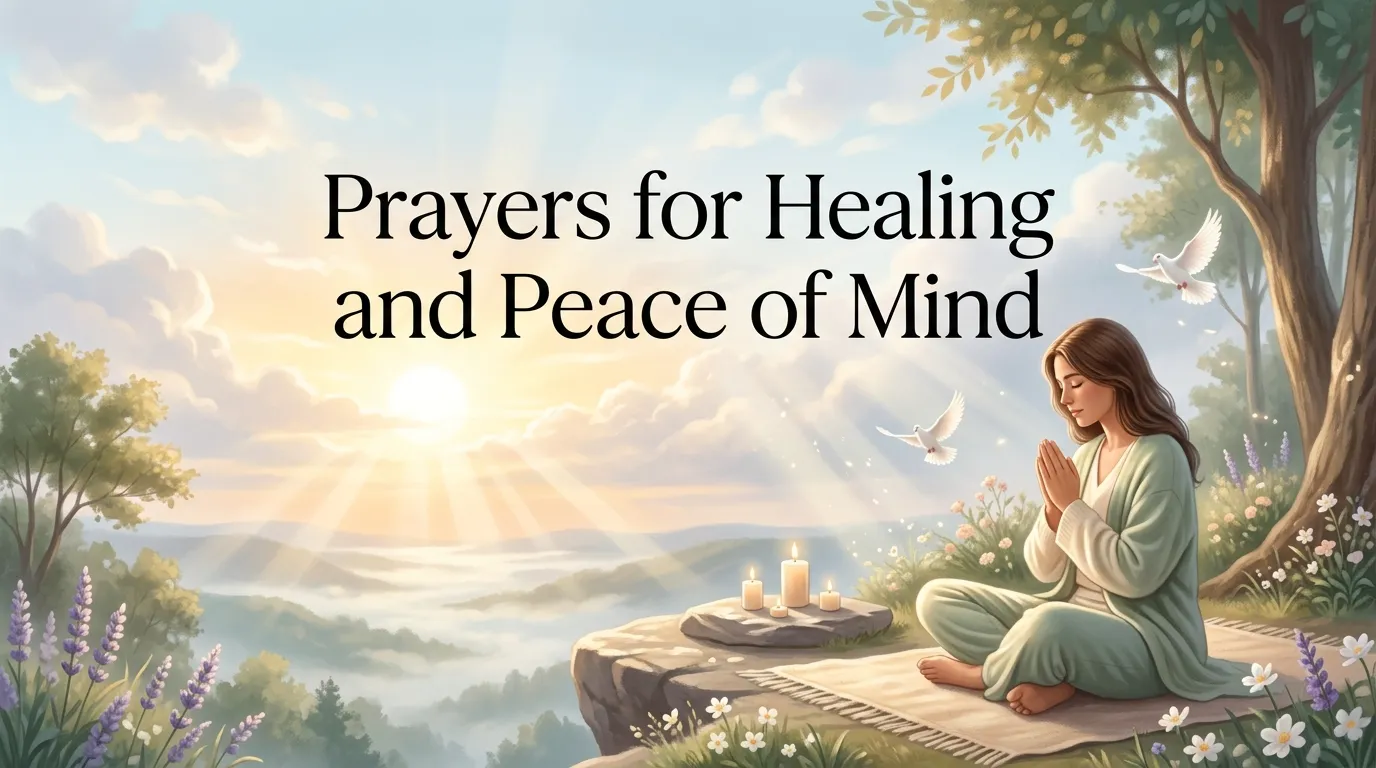 prayers for healing and peace of mind
