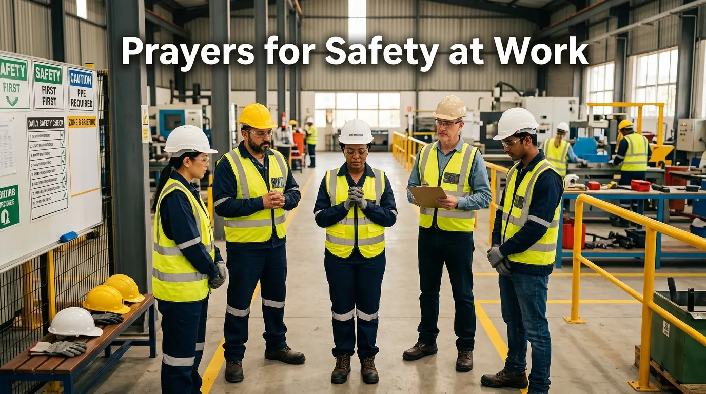 prayers for safety at work
