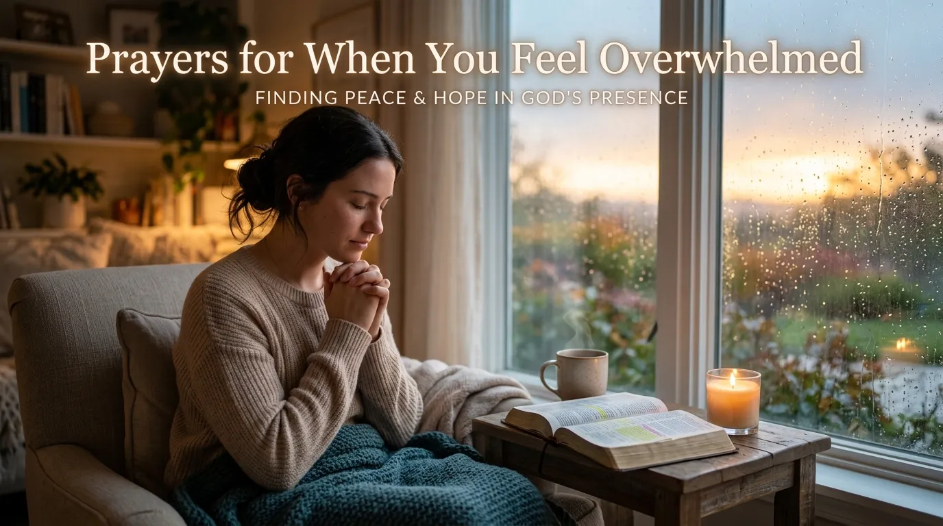 prayers for when you feel overwhelmed