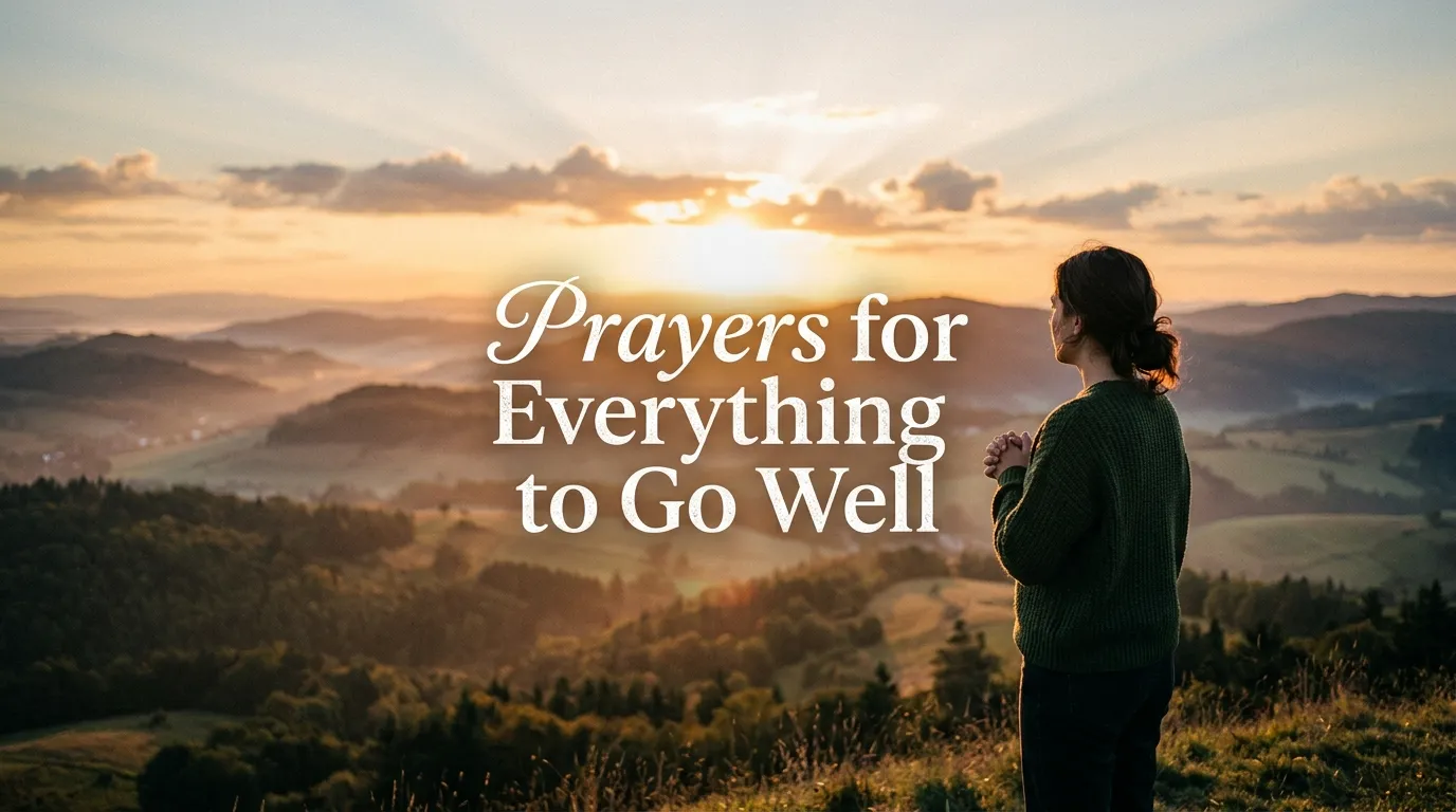 prayers for everything to go well