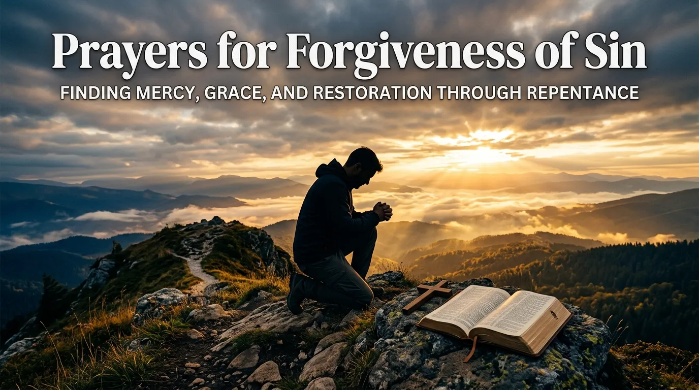 prayers for forgiveness of sin