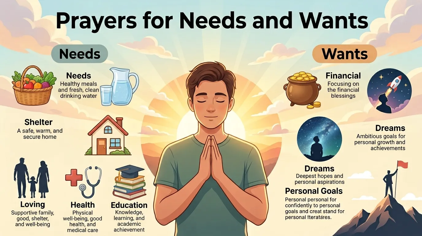 prayers for needs and wants