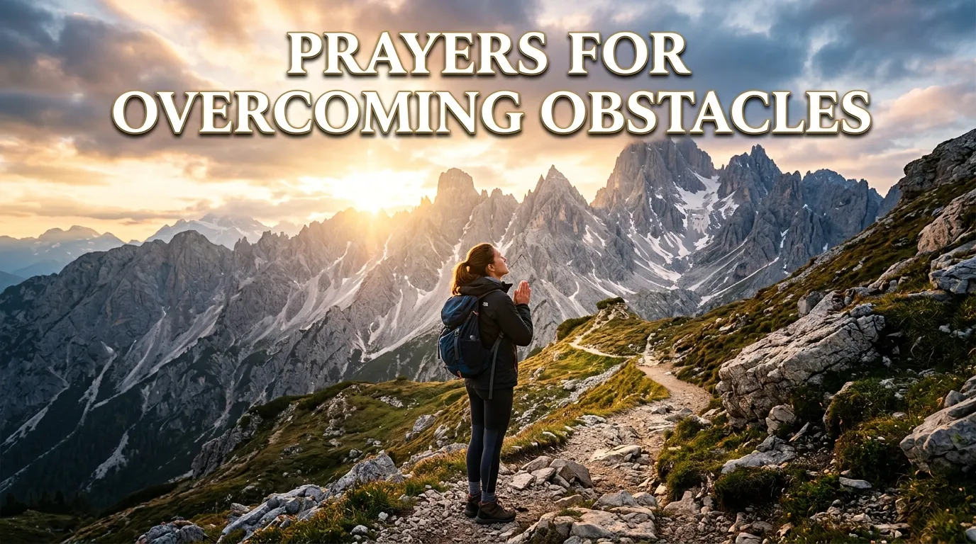 prayers for overcoming obstacles