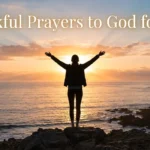 thankful prayers to God for life